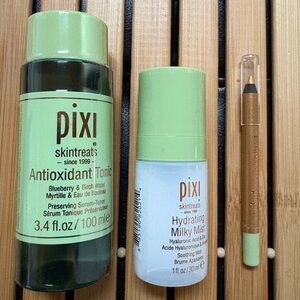 Pixi Antioxidant Tonic and Hydrating Milky Mist Set with Endless Silky eye pen